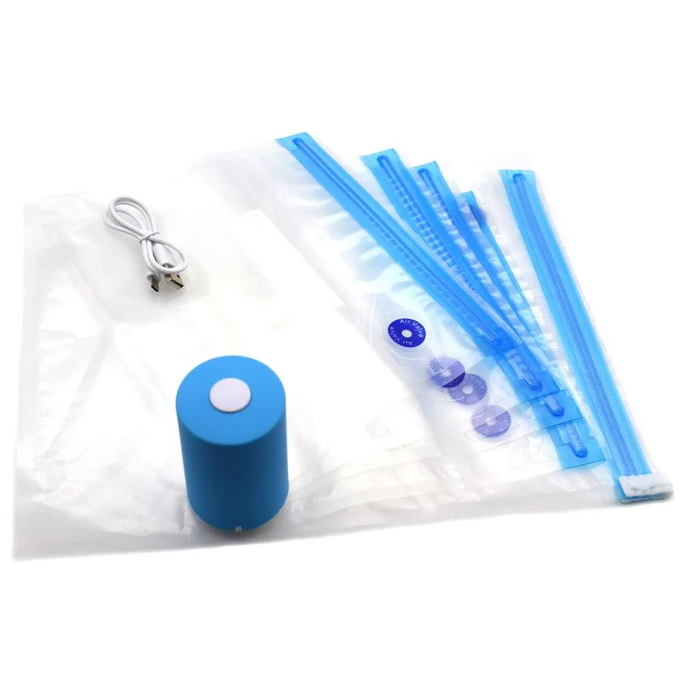 FreshSeal Food-Saving Mini Vacuum & Bags