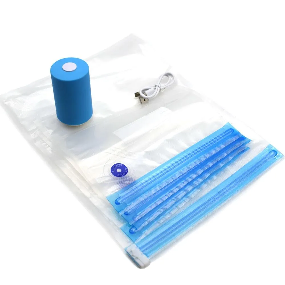 FreshSeal Food-Saving Mini Vacuum & Bags