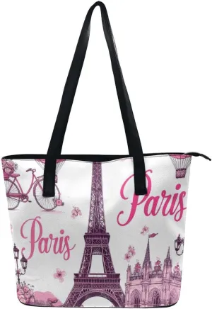Funny Lightweight Tote Bag, Women's Large Capacity Handbag with Long Handle for Travel, Work, Shopping