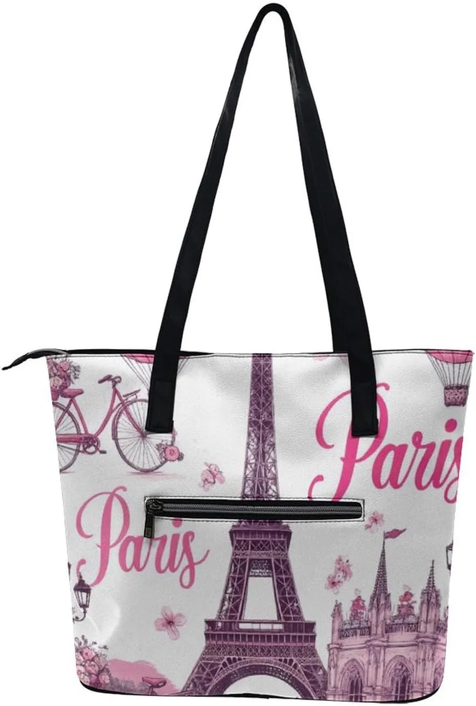 Funny Lightweight Tote Bag, Women's Large Capacity Handbag with Long Handle for Travel, Work, Shopping
