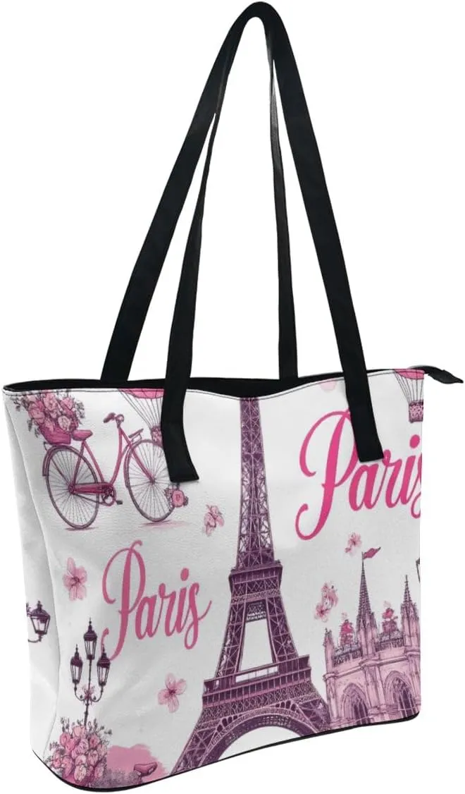 Funny Lightweight Tote Bag, Women's Large Capacity Handbag with Long Handle for Travel, Work, Shopping