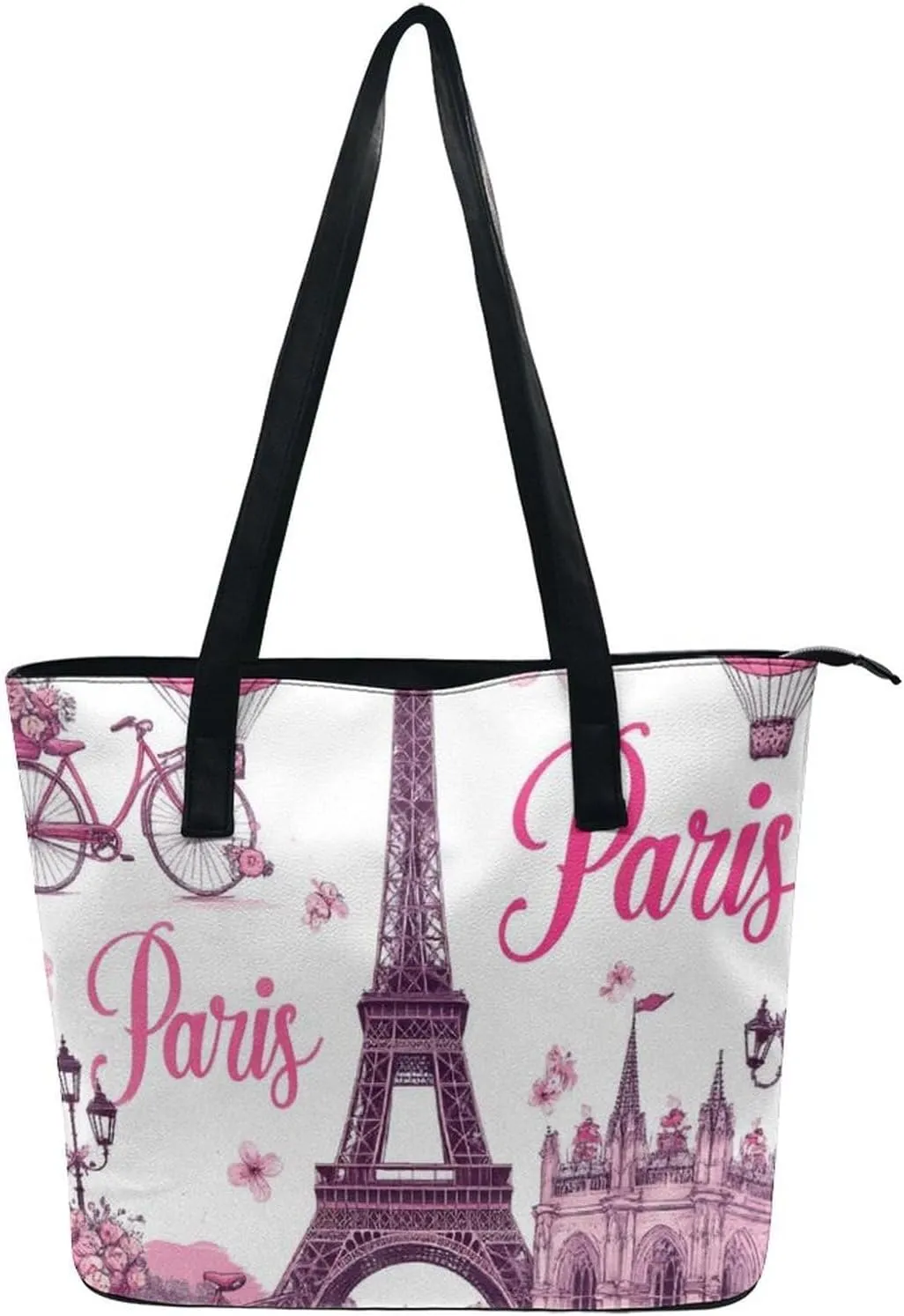Funny Lightweight Tote Bag, Women's Large Capacity Handbag with Long Handle for Travel, Work, Shopping