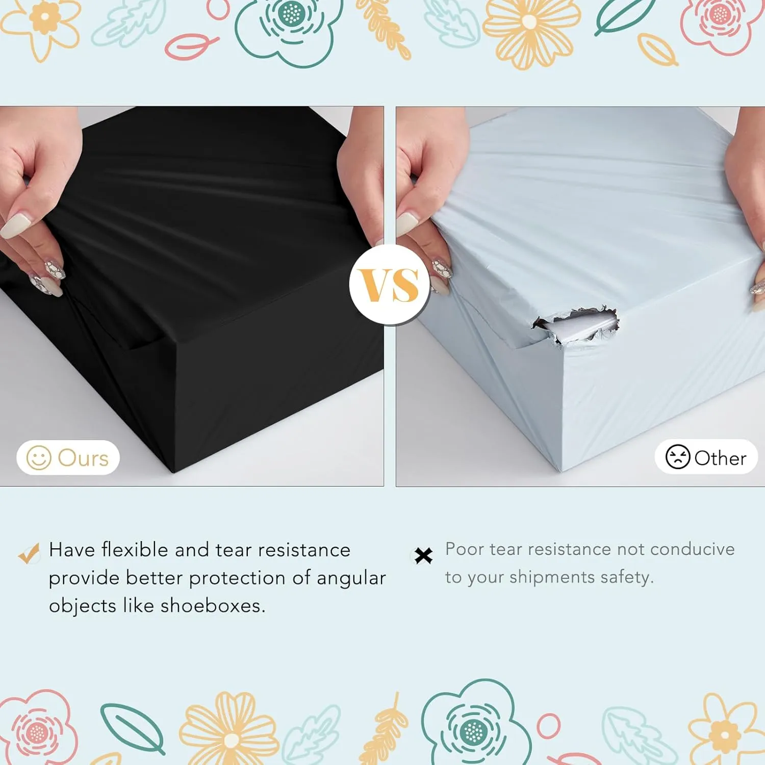 Fuxury 19x24 Inch 50 Pack Large Shipping Poly Envelopes Mailers,Self Adhesive Shipping Bags for Clothing,Waterproof and Flexible Package Shipping Bags for Small Business,Keep Items Protected