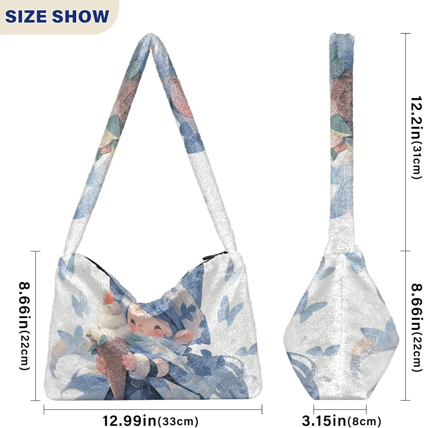 GAIGEO Hawaiian Pineapple Flowers Womens Shoulder Bag, Medium Size Handbags, Womens Outdoor Bag