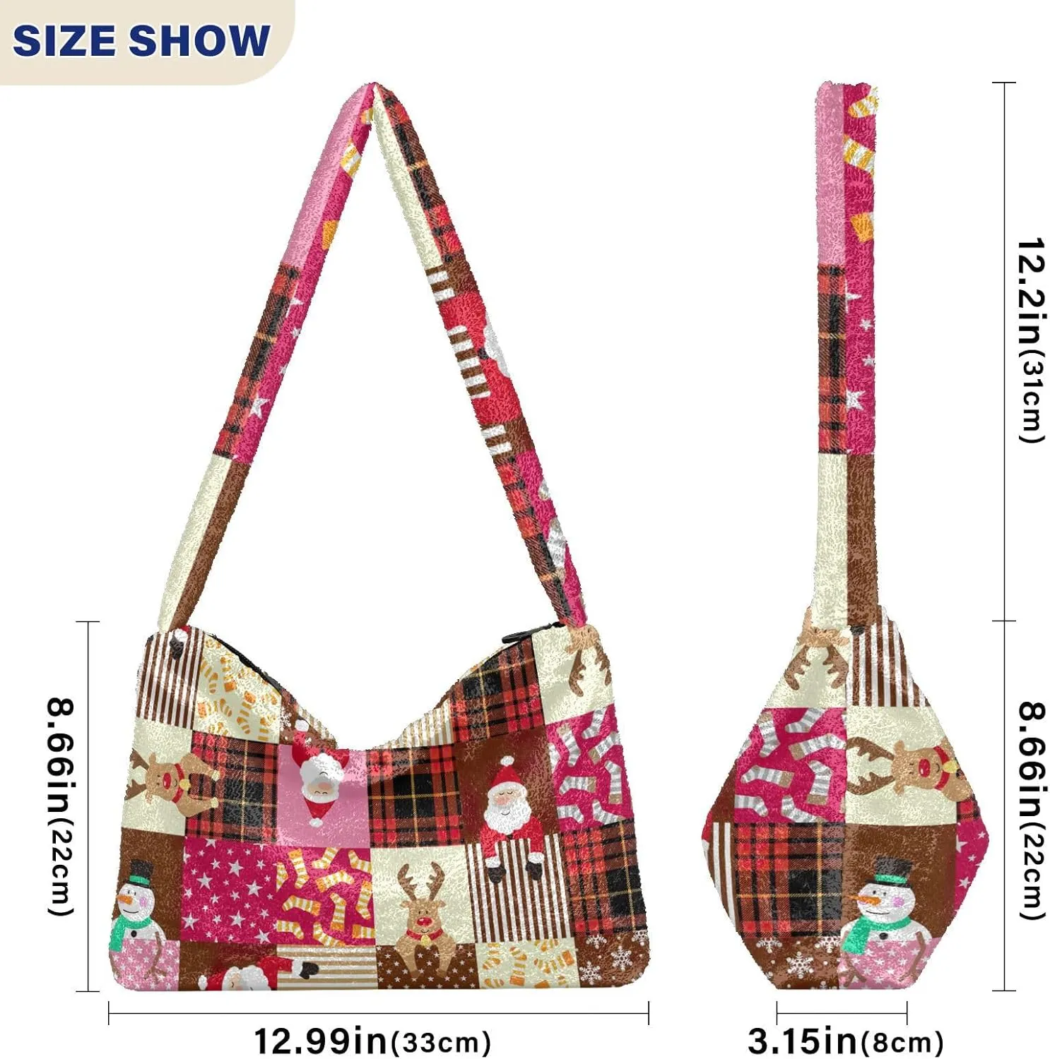 GAIGEO Summer Beach Starfish and Seashell Woman Shoulder Bag, Shoulder Bag with Zipper Closure, Handbags Shoulder Bags Women