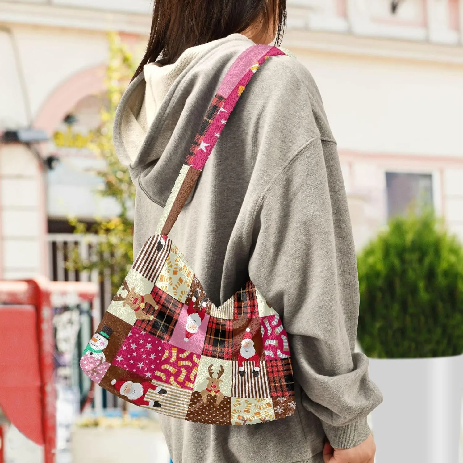 GAIGEO Summer Beach Starfish and Seashell Woman Shoulder Bag, Shoulder Bag with Zipper Closure, Handbags Shoulder Bags Women
