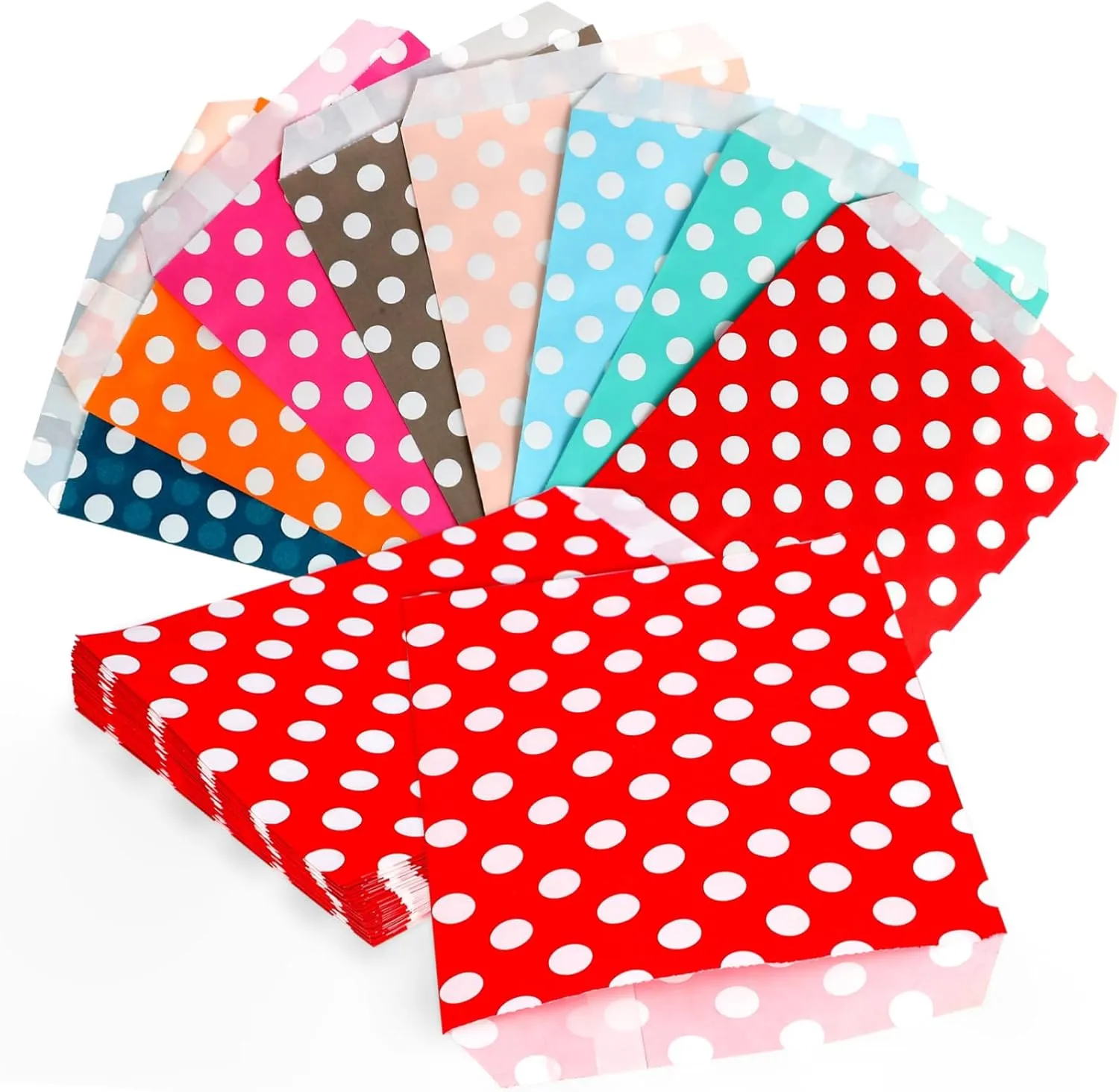 GALPADA 300Pcs Multi Function Candy Bags Portable Cookie and Snack Packaging for Crafts and Treats Durable Compact Easy to Use for Holidays and Events