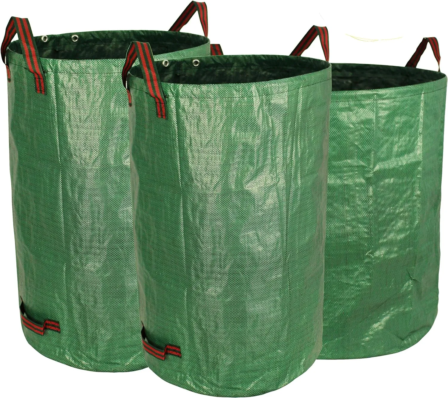 Gardzen 32&40&72 Gallon Yard Waste Bags, Reusable Heavy Duty Collapsible Garden Leaf Bags with Plastic Ring, Stand-Up Yard Waste Bin for Leaves, Lawn Debris & Grass Clippings