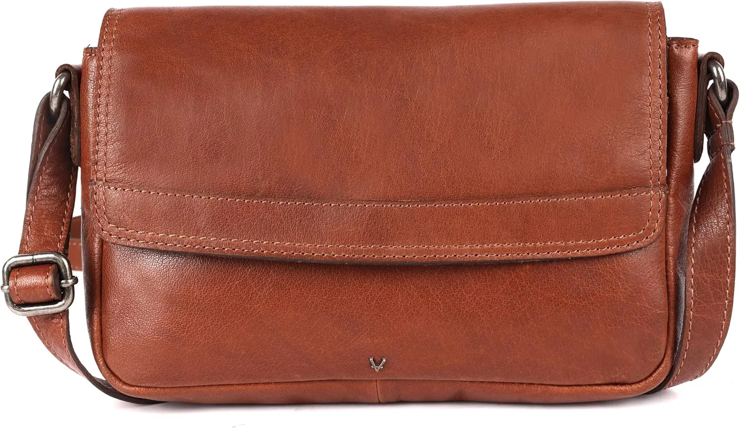 Genuine Leather Crossbody Sling Bag for Women - Trendy Casual Bag with Adjustable Strap