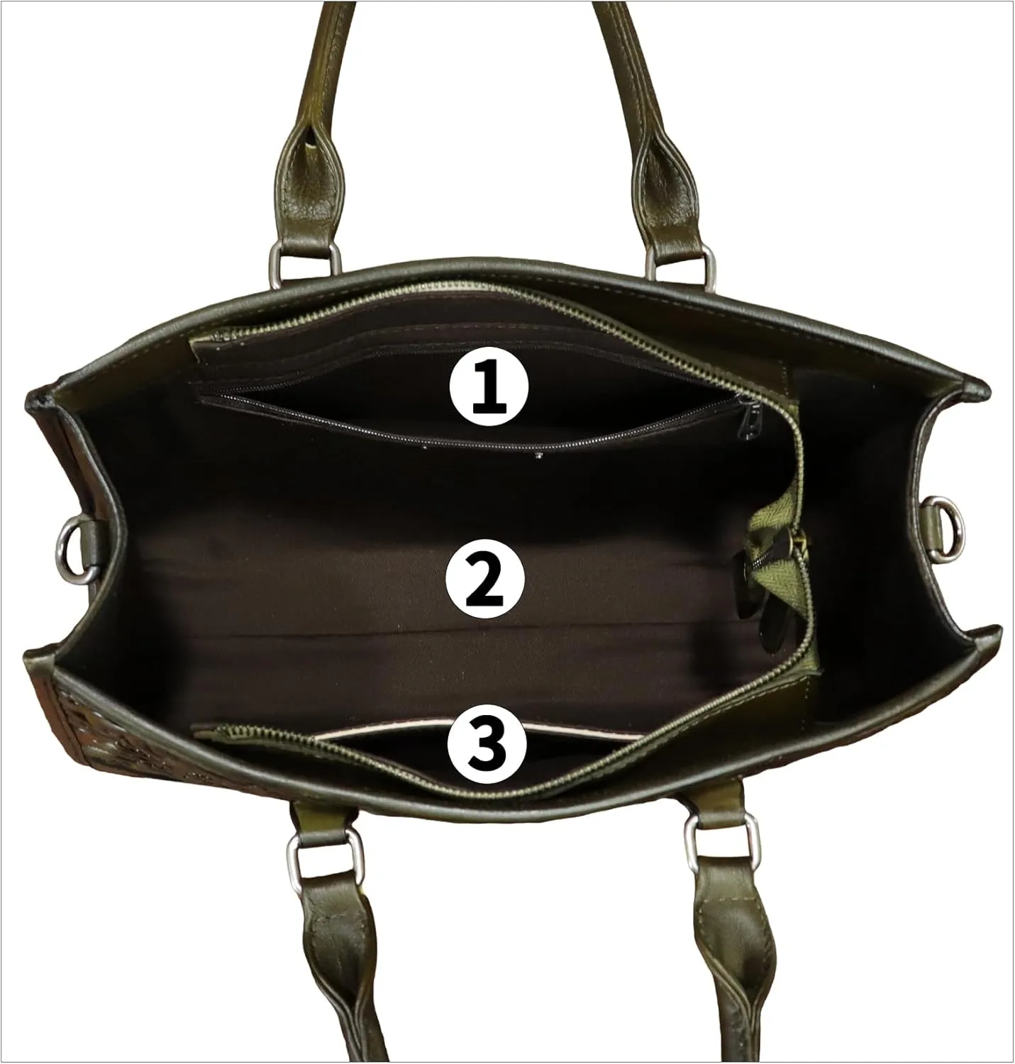 Genuine Leather Satchel for Women Purse Embossed Top Handle Handbag Handmade Crossbody Tote Shoulder Bags
