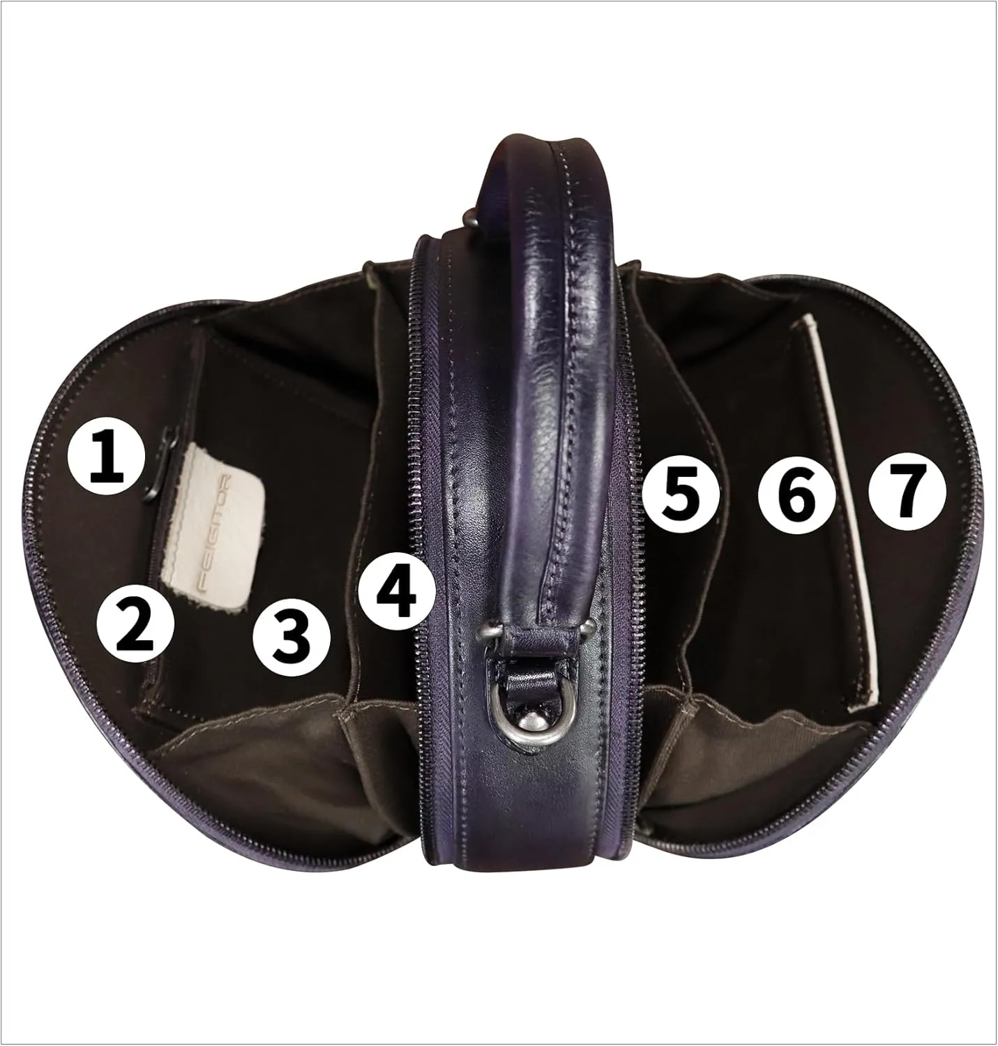 Genuine Leather Small Purses for Women Crossbody Bag Vintage Handmade Phone Bags with Strap