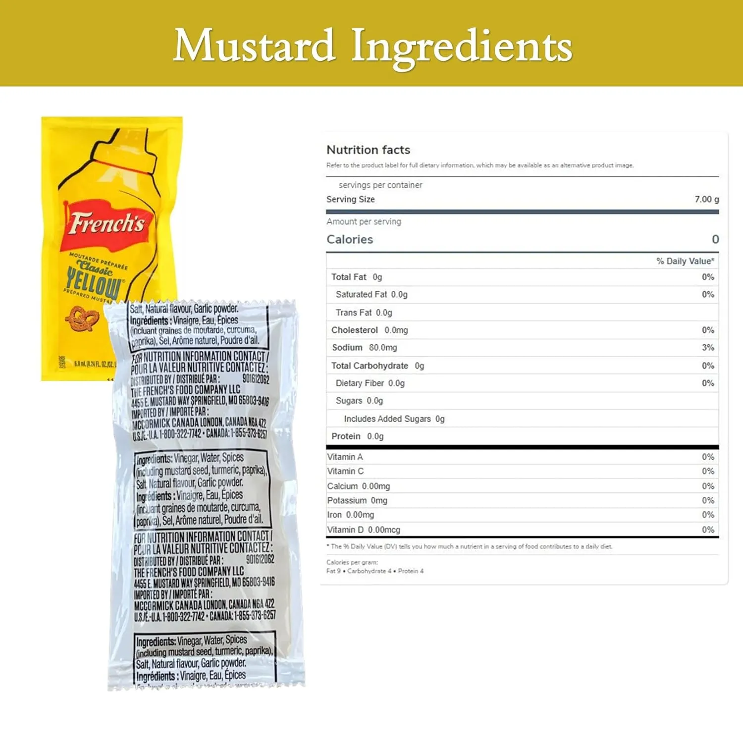 Gift Set: 25 Ketchup, 25 Mustard & 25 Mayo Packets - 75 Total Condement Packs with CMC Products Clip and Spreader