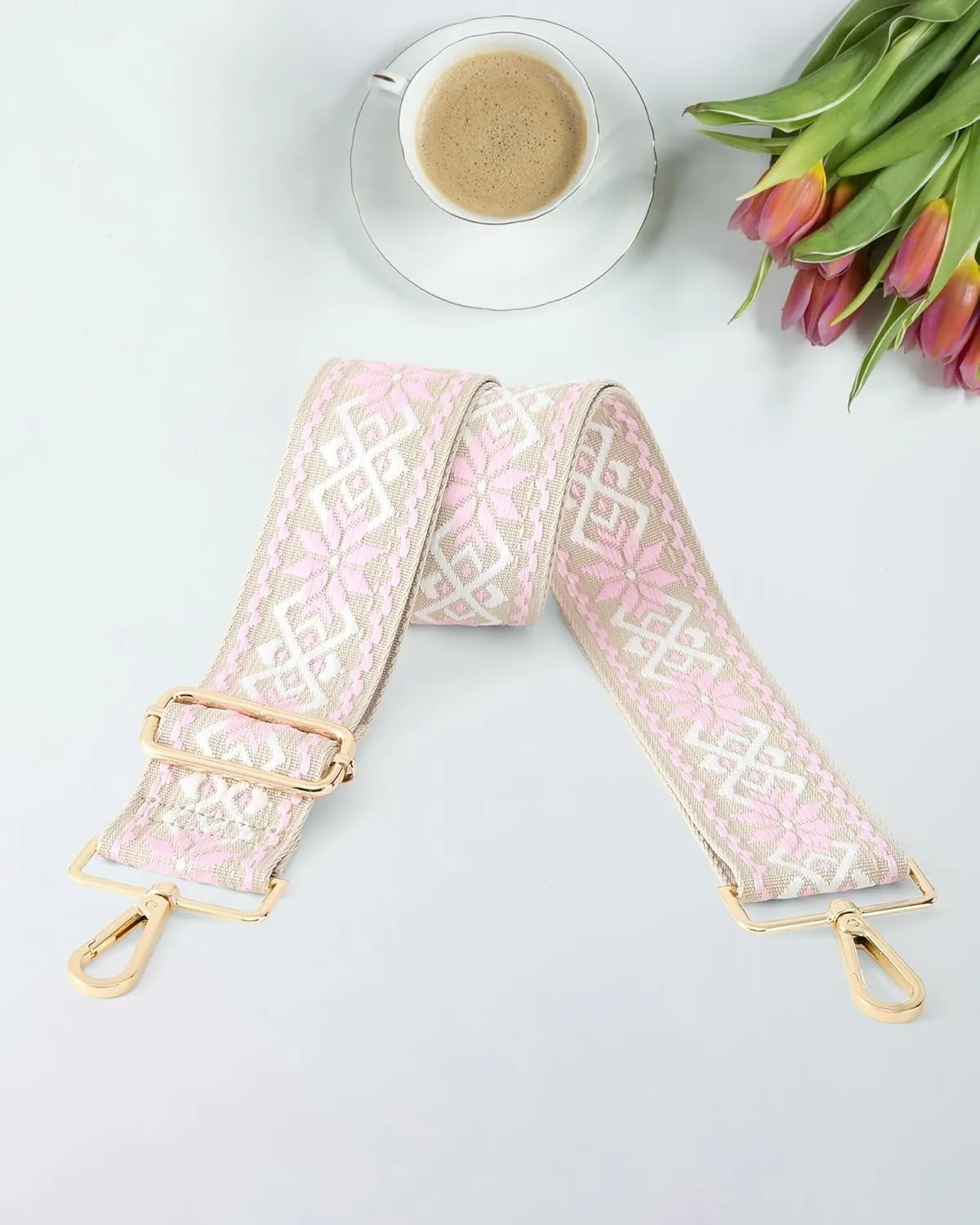 GINJKGO Purse Straps Replacement Crossbody - Adjustable Bag Strap for Purses, Wide Shoulder Strap for Women Guitar Purses