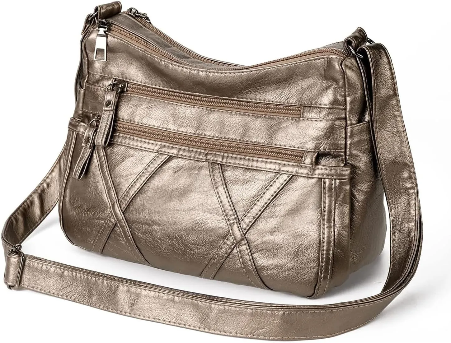 Gladdon Small Crossbody Bags for Women Leather Shoulder Purses Vegan Womens Cross body Bag Lightweight