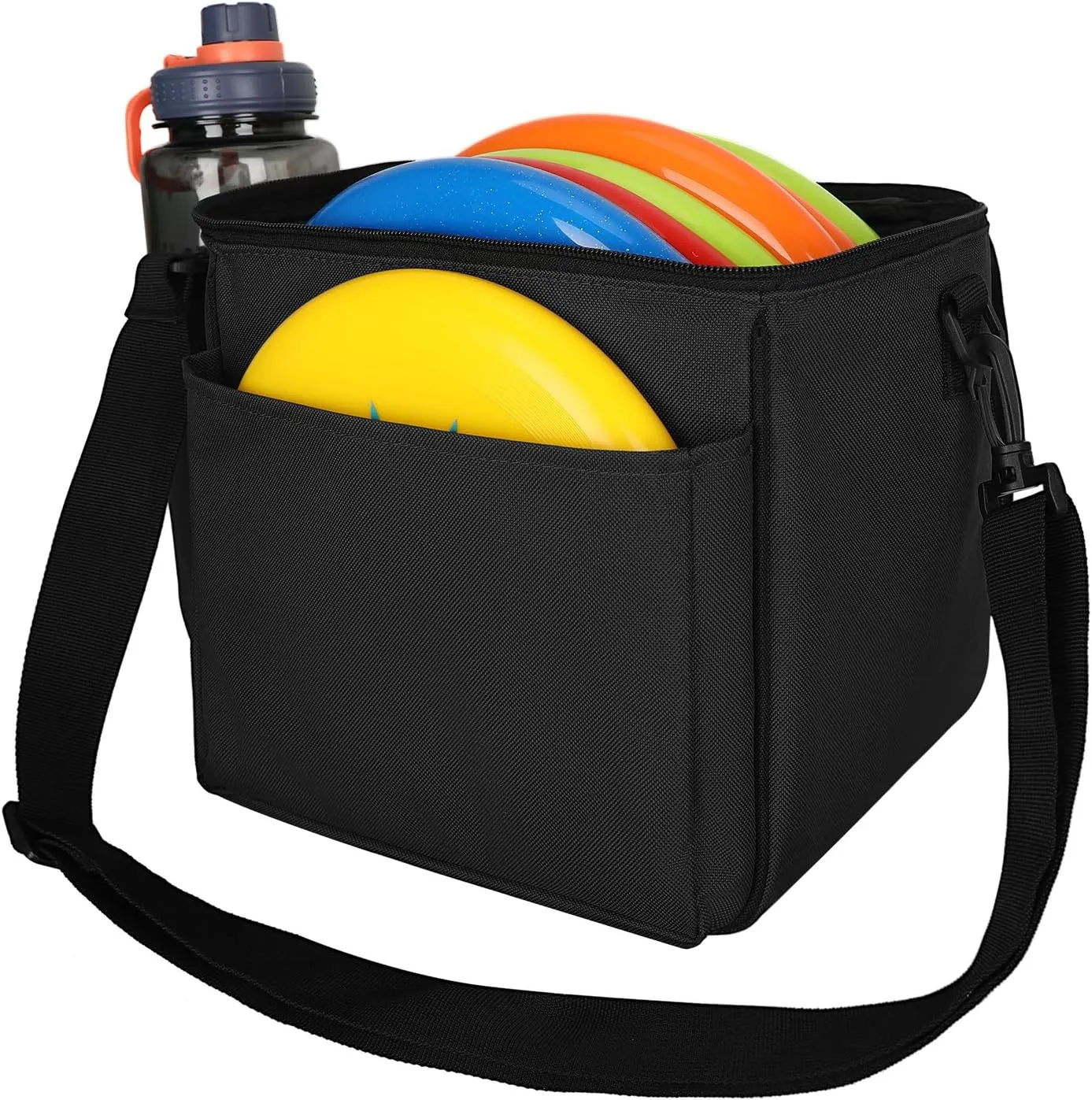 Goloni Disc Golf Bag Holds 8 Discs,Lightweight & Large Capacity disk golf bags, Disc & Pet Frisbee Toys,disc golf accessories & disc golf bags for men
