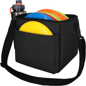 Goloni Disc Golf Bag Holds 8 Discs,Lightweight & Large Capacity disk golf bags, Disc & Pet Frisbee Toys,disc golf accessories & disc golf bags for men