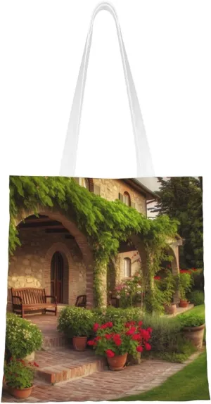 Gorgeous Yard printed Reusable Tote Shopping Bag Fashion Handbag