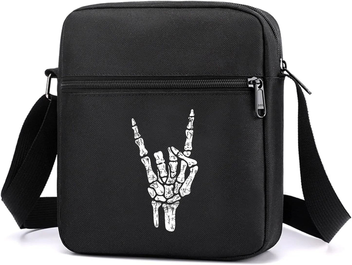 Gothic Crossbody Bag Mini Messenger Bags Goth purse With Adjustable Straps