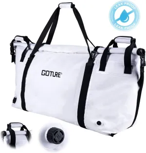 Goture Insulated Fish Cooler Bag, Monster Leakproof Fish Kill Bag, Portable Large Fishing Cooler Bag for Outdoor Travel with Drain Plug, Keep Ice Cold All Day Long （46.7x11.8x19.7in）