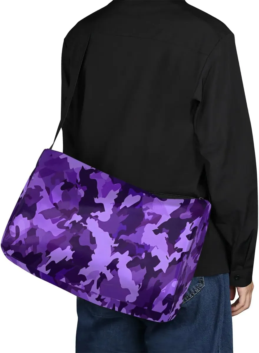 Gym Bags for Men 14.8 Inch Lightweight Carry On Bags for Airplanes Waterproof Duffle Bag for Travel, Abstract Dark Boho Prints