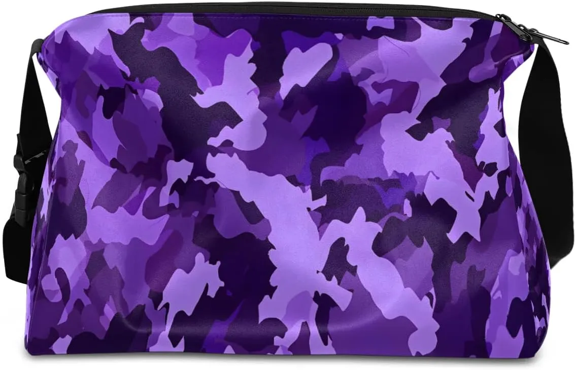 Gym Bags for Men 14.8 Inch Lightweight Carry On Bags for Airplanes Waterproof Duffle Bag for Travel, Abstract Dark Boho Prints