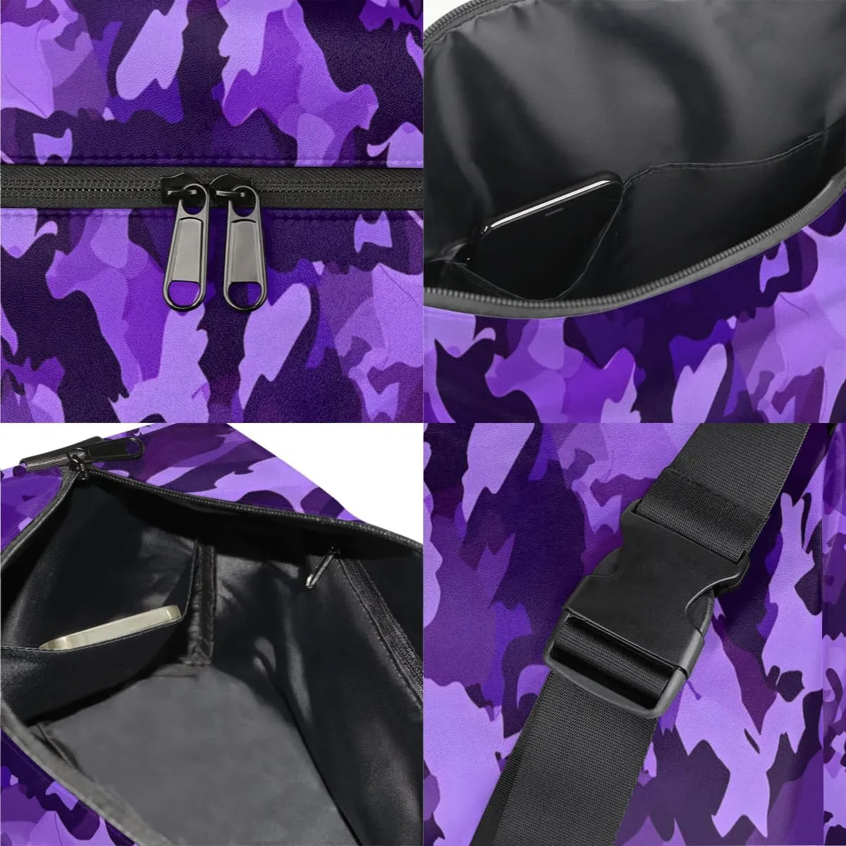 Gym Bags for Men 14.8 Inch Lightweight Carry On Bags for Airplanes Waterproof Duffle Bag for Travel, Abstract Dark Boho Prints