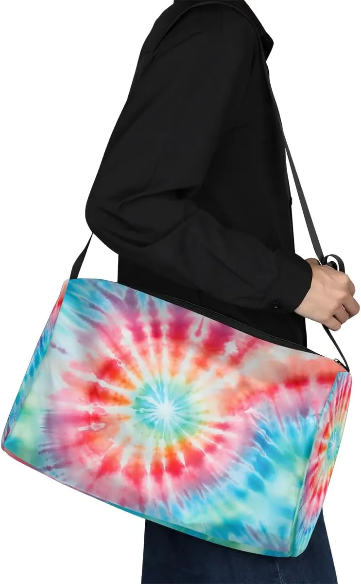 Gym Bags for Men 14.8 Inch Lightweight Carry On Bags for Airplanes Waterproof Duffle Bag for Travel, Abstract-Exquisite Pattern