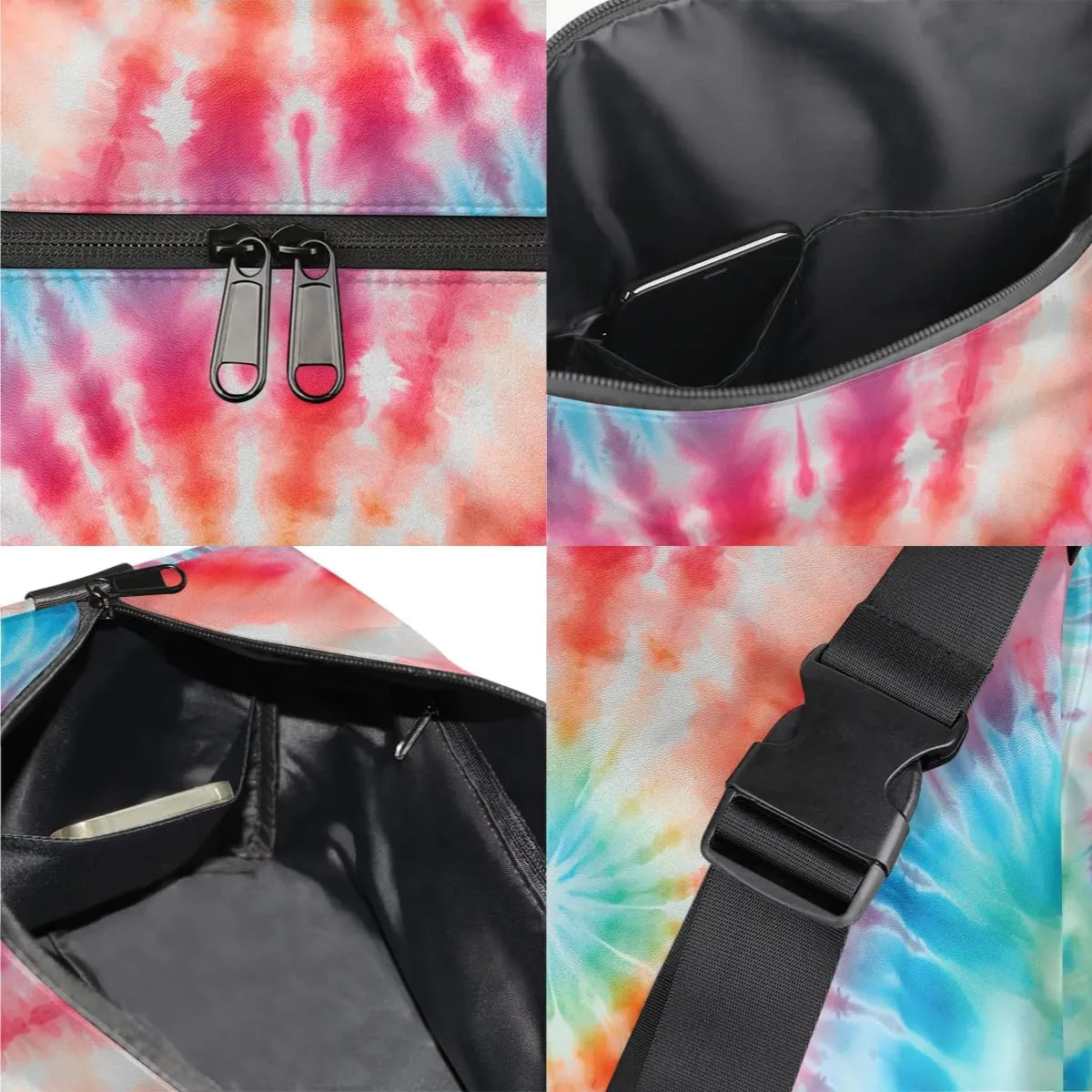 Gym Bags for Men 14.8 Inch Lightweight Carry On Bags for Airplanes Waterproof Duffle Bag for Travel, Abstract-Exquisite Pattern
