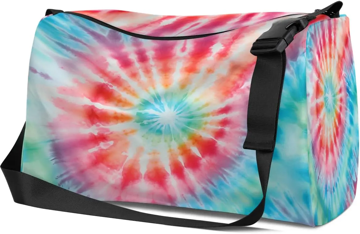 Gym Bags for Men 14.8 Inch Lightweight Carry On Bags for Airplanes Waterproof Duffle Bag for Travel, Abstract-Exquisite Pattern