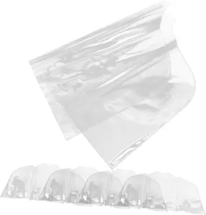 Happyyami 5pcs Reusable Garment Bags Transparent Clothes Covers for Dustproof Storage Lightweight Material for Travel and Home Wardrobe Organization