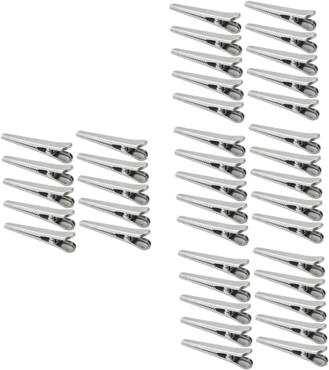Homoyoyo 4sets Kitchen Bag Clips Food Bag Sealing Clamp Lightweight Portable for Travel 10pcs*4