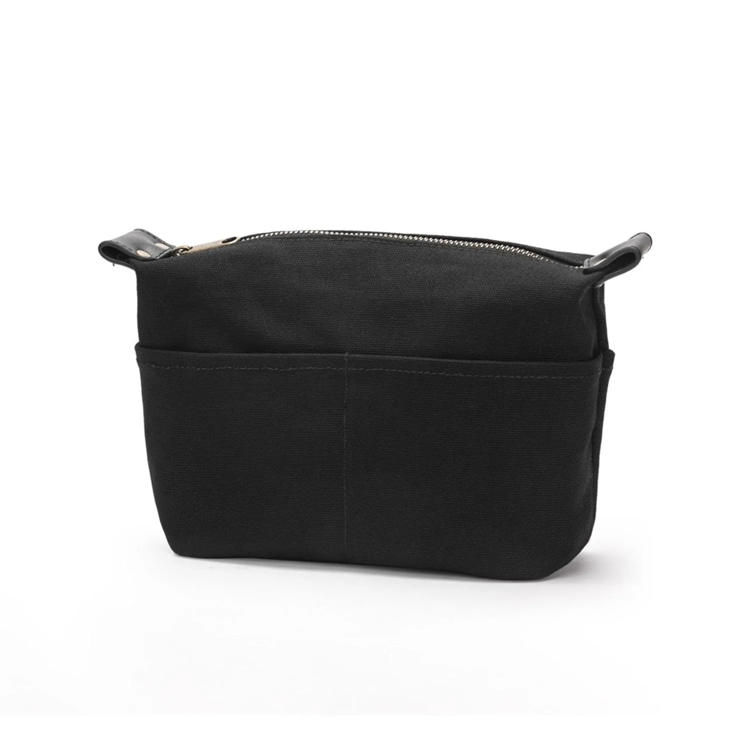 Insert Storage Bag Purse Organizer and Cosmetic Travel Bags for Women Makeup Bag with Compartments Three Sizes Cotton Canvas built-in compartments functiona and fashionable