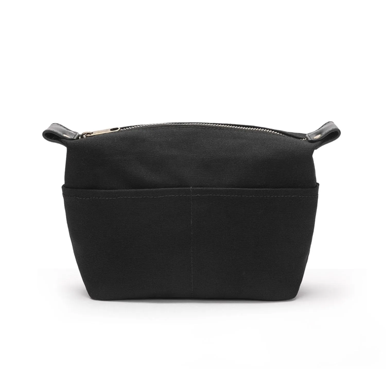 Insert Storage Bag Purse Organizer and Cosmetic Travel Bags for Women Makeup Bag with Compartments Three Sizes Cotton Canvas built-in compartments functiona and fashionable