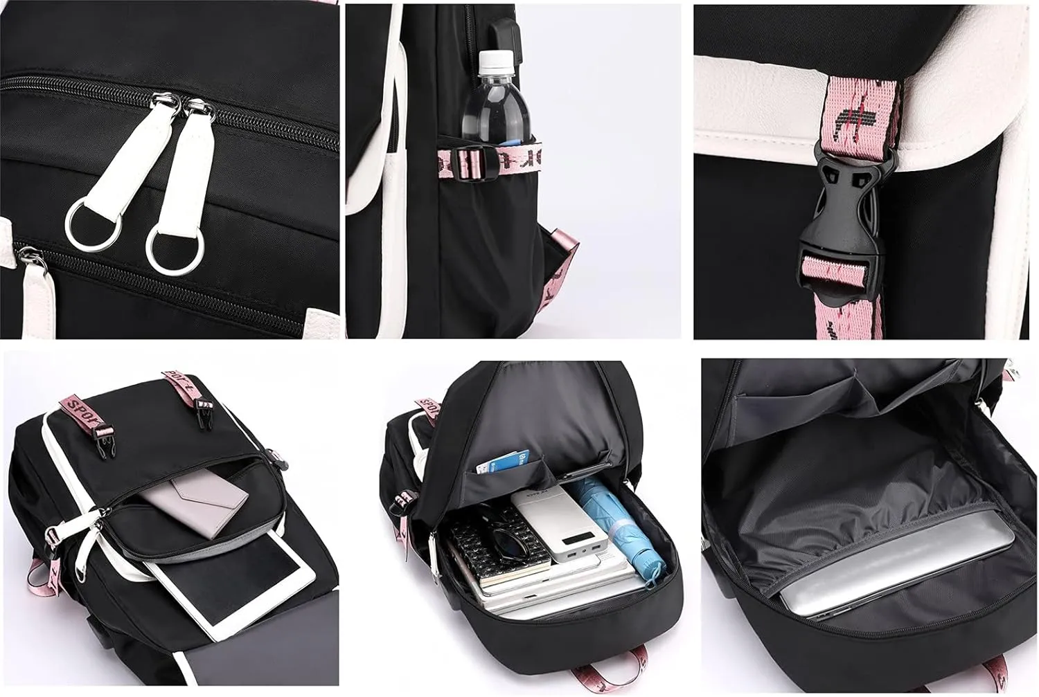 ISaikoy Anime Komi can't communicate Backpack Shoulder Bag Bookbag Student School Bag Daypack Satchel B4
