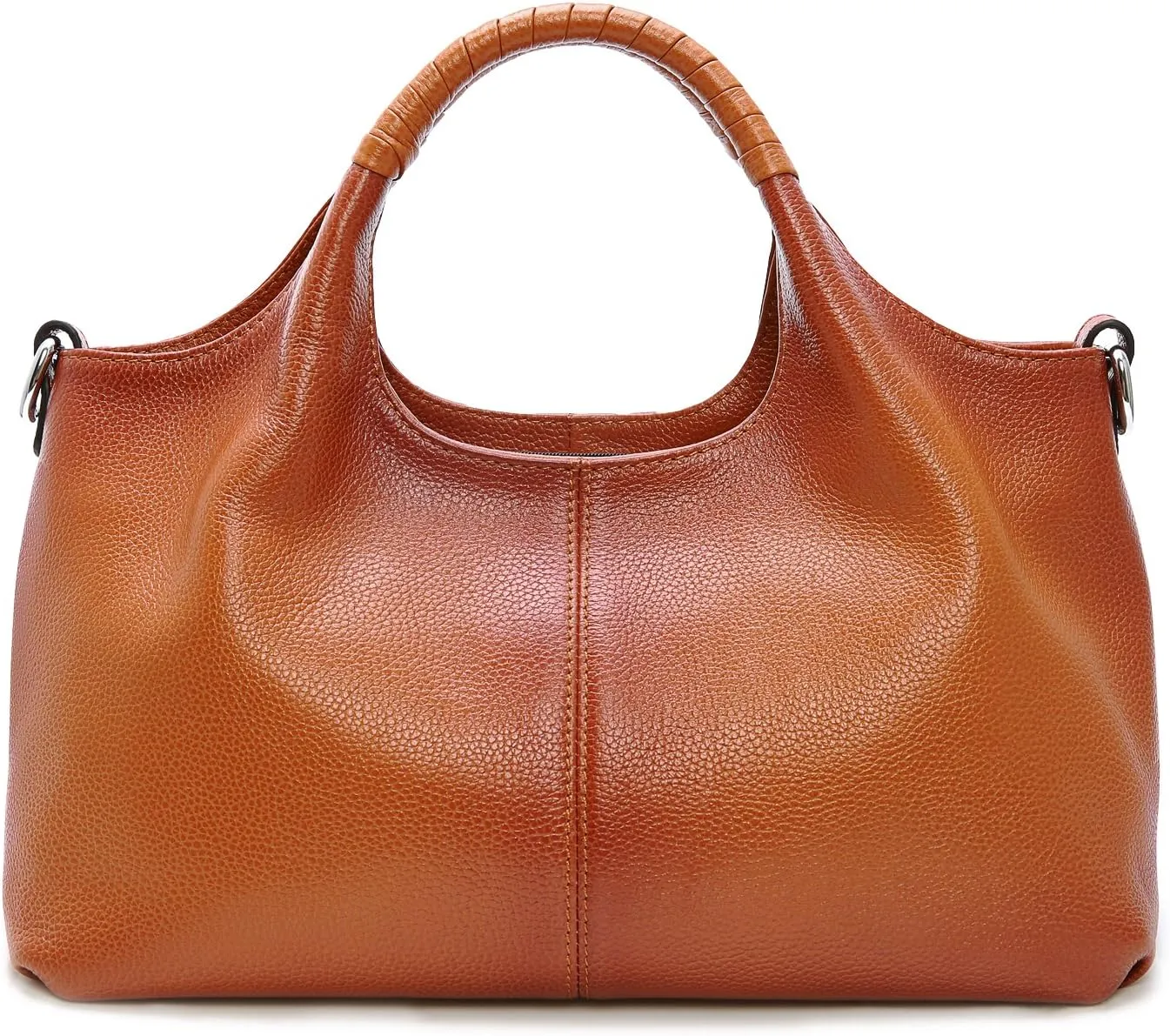 Iswee Genuine Leather Purses for Women Shoulder Handbags Designer Hobo Crossbody Purse Top Handle Purse