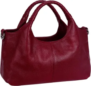 Iswee Genuine Leather Shoulder Bags Purses and Handbags for Women Satchel Designer Cross Body Hobo Medium Size Tote