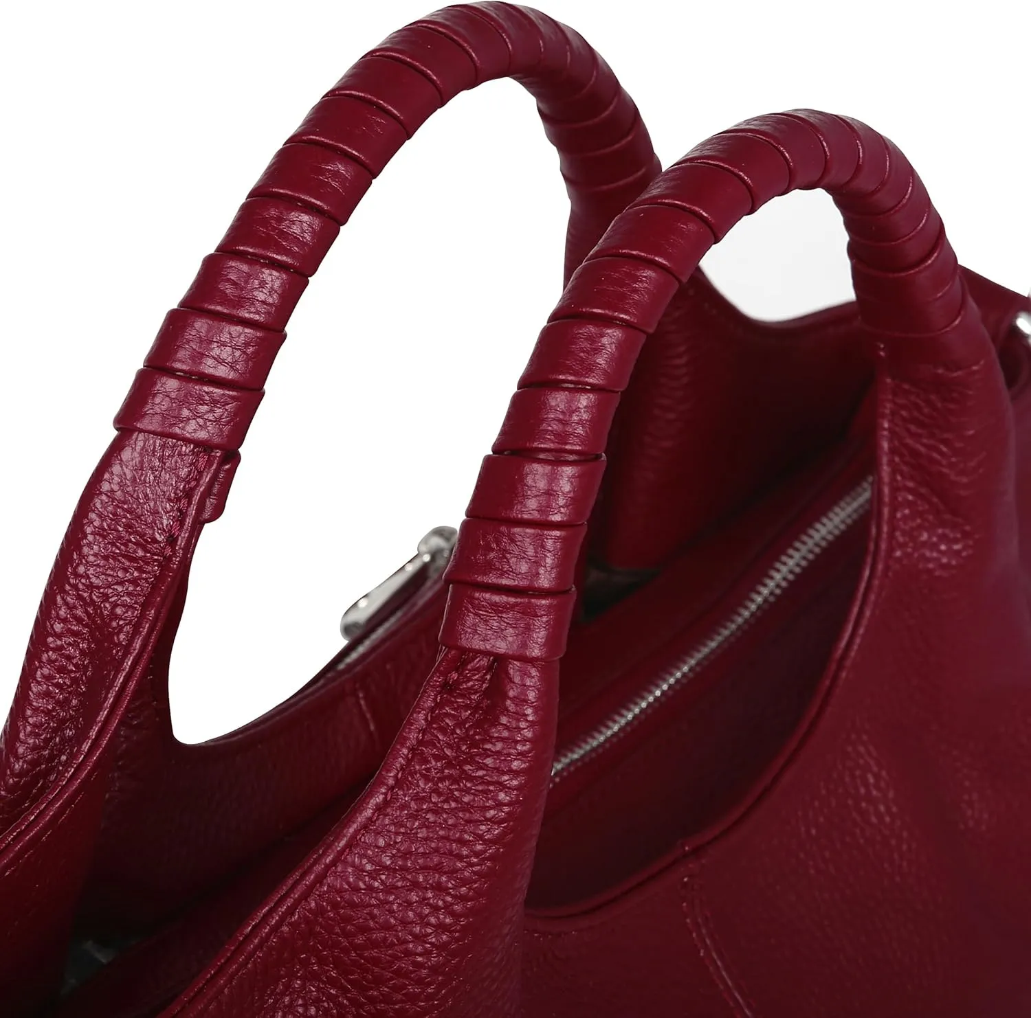 Iswee Genuine Leather Shoulder Bags Purses and Handbags for Women Satchel Designer Cross Body Hobo Medium Size Tote