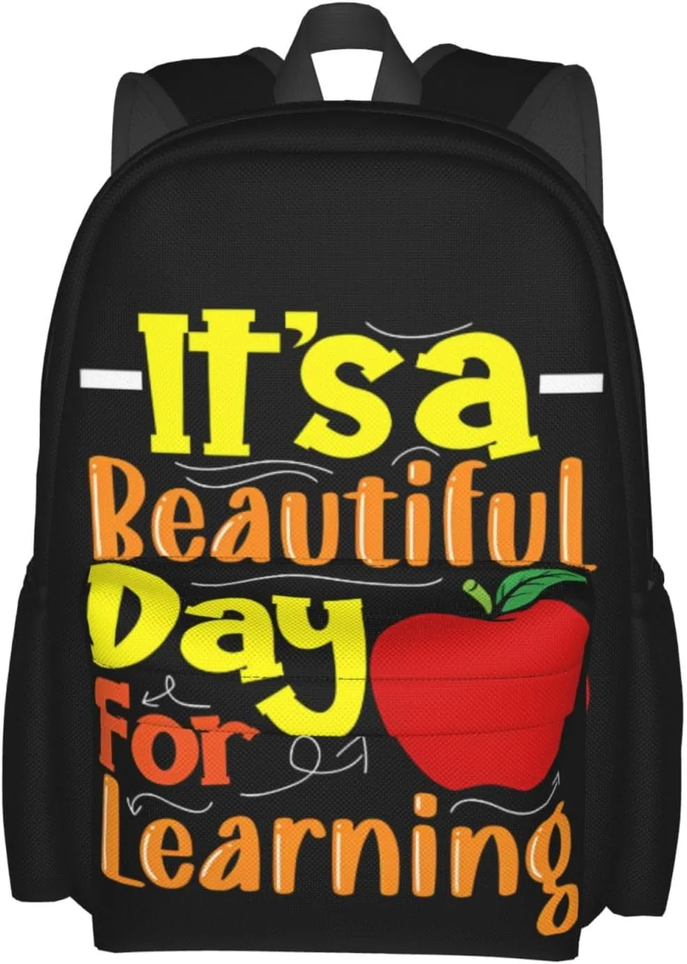 It'S A Beautiful Day For Learning Backpack Casual Laptop Backpack Large Capacity Double Shoulder Bag Travel Daypack For Women Men