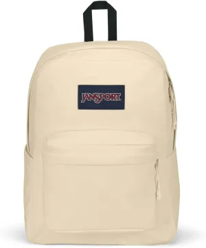 JanSport SuperBreak Plus Backpack with Padded 15-inch Laptop Sleeve and Integrated Bottle Pocket - Spacious and Durable Daypack for Work and Travel - Coconut