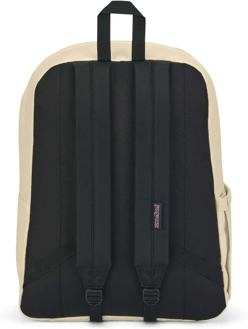 JanSport SuperBreak Plus Backpack with Padded 15-inch Laptop Sleeve and Integrated Bottle Pocket - Spacious and Durable Daypack for Work and Travel - Coconut