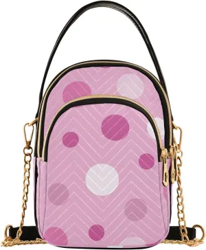 Joisal Cute Unicorn in Space Galaxy Small Crossbody Bags for Women Triple Zip Women Handbag, Cell Phone Purse Crossbody