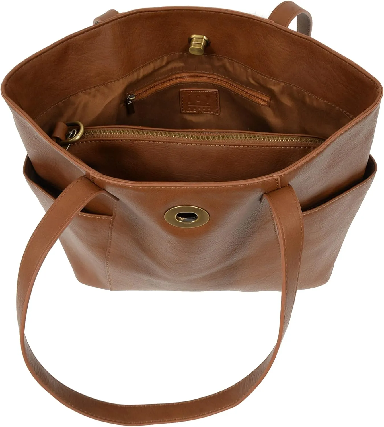 Joy Susan Turn Lock Tote: Judy in Vegan