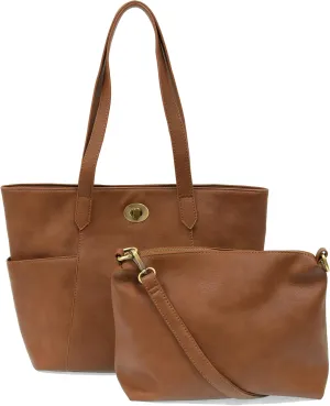 Joy Susan Turn Lock Tote: Judy in Vegan