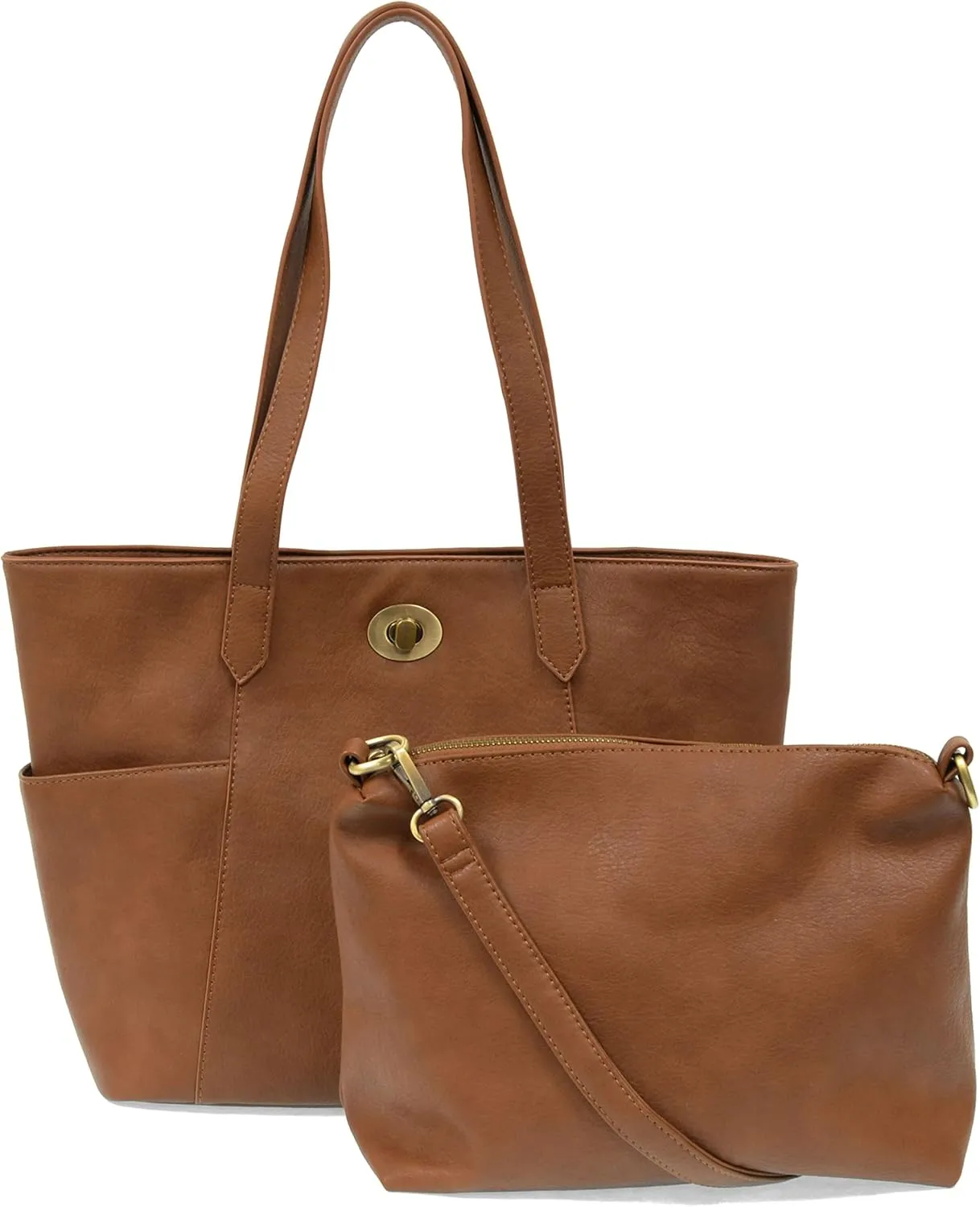 Joy Susan Turn Lock Tote: Judy in Vegan