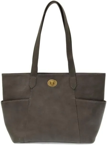 Joy Susan Turn Lock Tote: Judy in Vegan