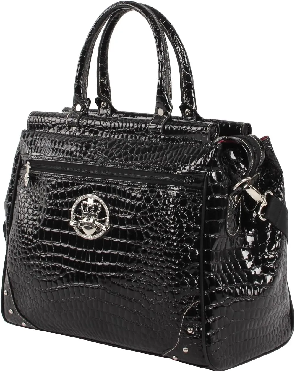 Kathy Van Zeeland Designer Handbag 16 Inch Dowel Bag Lightweight Travel Overnight Work Purse for Women