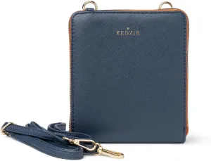 KEDZIE Best Little Bag in Saffiano Vegan Leather Crossbody Bag For Women With Removable Adjustable Strap