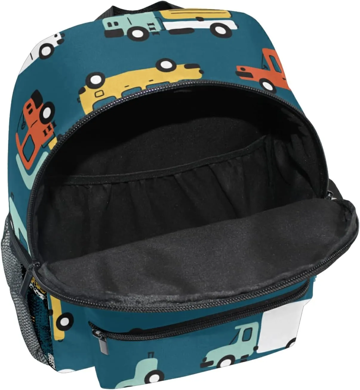 Kids Backpack for boys Car Childish Truck Toddler Bags Children Preschool Kindergarten Small Chest Strap 3-8 Years Old