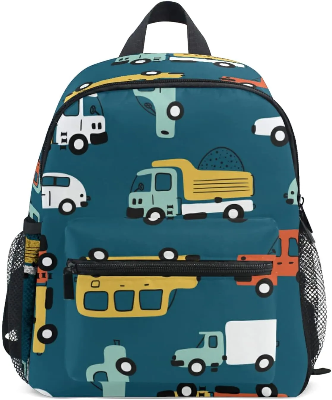 Kids Backpack for boys Car Childish Truck Toddler Bags Children Preschool Kindergarten Small Chest Strap 3-8 Years Old