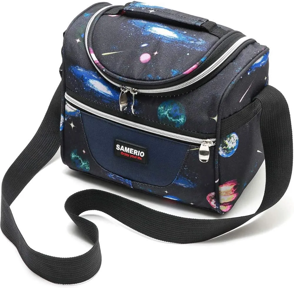 Kids Lunch Box insulated Lunch Bag Lunch Organizer Cooler Bento Bags for School Work/Girls Boys Children Studen